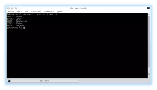 DU: cómo ver los 10 directorios que ocupan más espacio